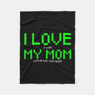 Cobertor De Velo Eu Amo Minha Mãe Eu Adoro Quando Minha Mãe Me Deix