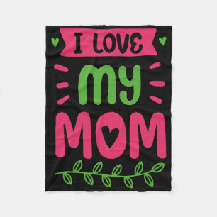 Cobertor De Velo Eu Amo Minha Mãe Mãe Mãe Mãe Mamãe Dizendo