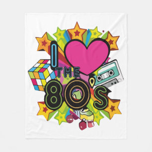 Cobertor De Velo eu amo os anos 80