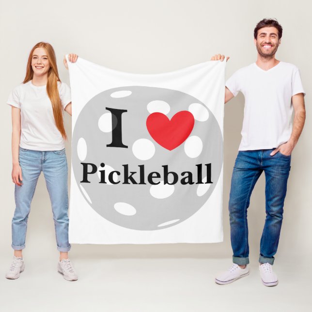 Cobertor De Velo "Eu Amo Pickleball" (In Situ)