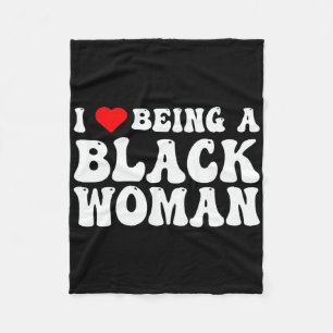 Cobertor De Velo Eu Amo Ser Uma Mulher Negra Mês da História Negra
