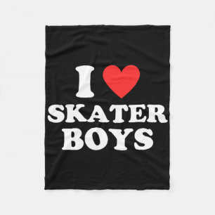 Cobertor De Velo Eu Amo Skater Boys Engraçado Skateboarding Egirl E