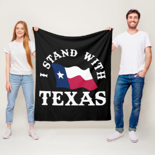 Cobertor De Velo Eu Apoio o Texas