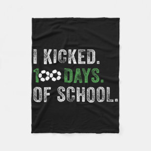 Cobertor De Velo Eu Cheguei A 100 Dias De Futebol Escolar 100º Dia