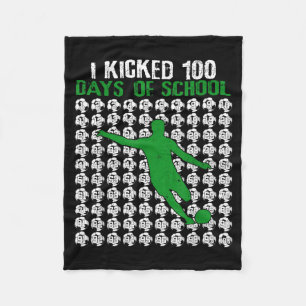 Cobertor De Velo Eu Chutei 100 Dias De Escolinha De Futebol 100º Di