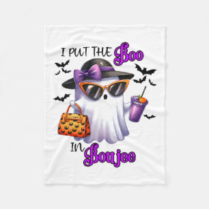 Cobertor De Velo Eu Coloquei O Boo Em Boujee Cute Ghost Halloween S