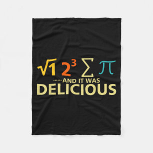 Cobertor De Velo Eu Comi Uma Torta E Era Delicioso Pi Day Divertido