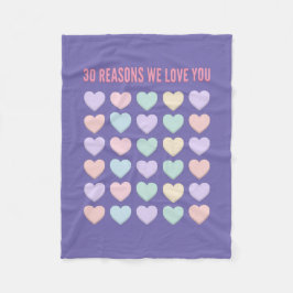 Cobertor De Velo Eu corto você - 30 razões porque nós te amamos - 3