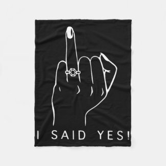 Cobertor De Velo Eu Disse, Noiva, Festa de Solteira Noiva Anel Enga