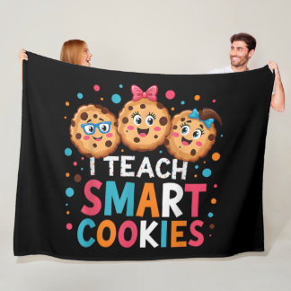 Cobertor De Velo Eu Ensino Cookies Inteligentes Professor de Volta 