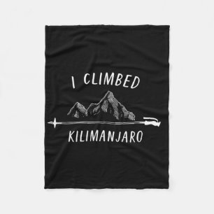 Cobertor De Velo Eu Escalei a Montanha do Cume do Kilimanjaro Climb
