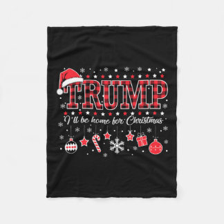 Cobertor De Velo Eu Estarei Em Casa Para Papais noeis De Natal Engr