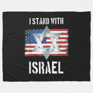 Cobertor De Velo eu estou com israel