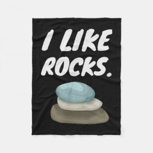 Cobertor De Velo Eu Gosto De Rochas - Geólogo Engraçado, Miner Rock