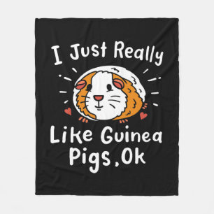 Cobertor De Velo Eu Gosto Muito De Guiné Pig Kawaii