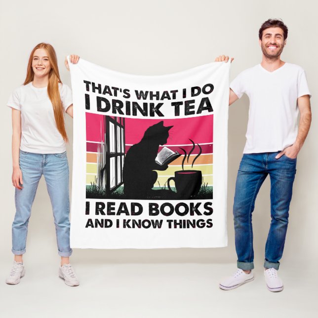 Cobertor De Velo Eu leio livros e sei coisas (In Situ)