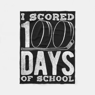 Cobertor De Velo Eu Marquei 100 Dias De Hóquei Escolar