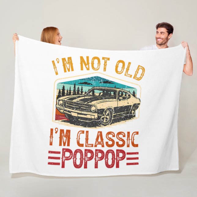 Cobertor De Velo EU Não Sou Velho EU Sou Poppop Avô (In Situ)