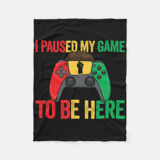 Cobertor De Velo Eu Pausar Meu Jogo Para Estar Aqui Video Game June