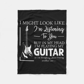 Cobertor De Velo Eu poderia parecer que estou ouvindo seu violão de