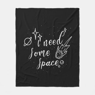 Cobertor De Velo Eu Preciso de Algum Espaço Design Espacial