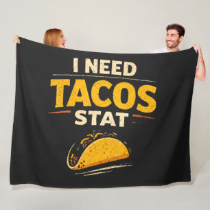 Cobertor De Velo Eu Preciso de Tacos Já