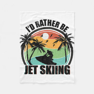 Cobertor De Velo Eu Preferiria Estar Pilotando Jet Ski Esportes Aqu