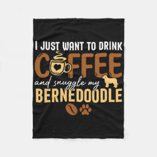 Cobertor De Velo Eu Só Quero Beber Café E Encolher Meu Bernedo