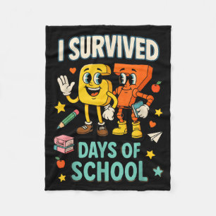 Cobertor De Velo Eu Sobrevivi a 67 Dias de Escola Engraçado 67 Meme