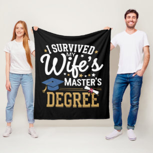 Cobertor De Velo Eu Sobrevivi Aos Mestrados Da Minha Esposa Graduan