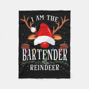 Cobertor De Velo Eu Sou A Família De Natal "Reindeer"