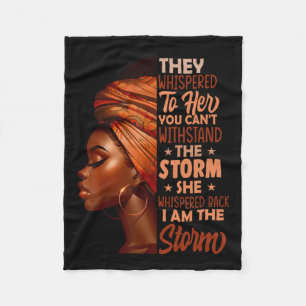 Cobertor De Velo Eu Sou A Tempestade Mulheres Negras História Negra
