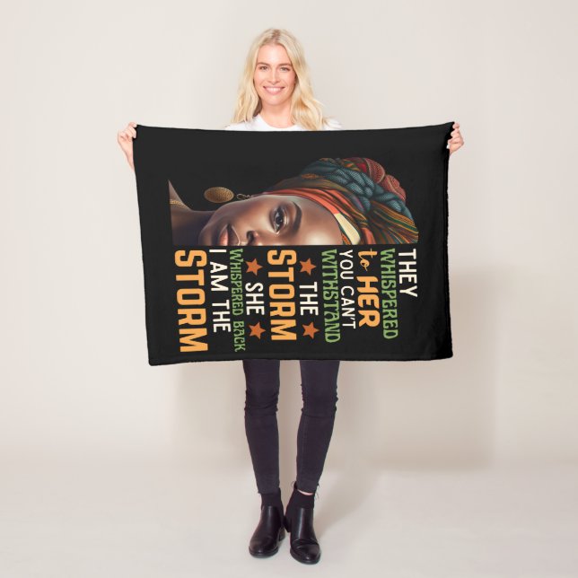 Cobertor De Velo Eu Sou A Tempestade Que Ela Assaltou Para Trás De  (In Situ)