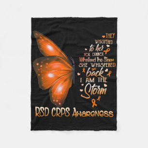 Cobertor De Velo Eu Sou A Tempestade Rsd Crps Consciência Borboleta