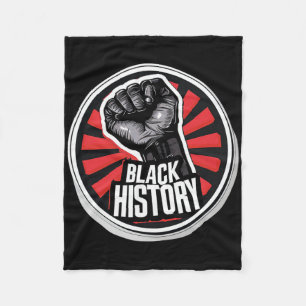 Cobertor De Velo Eu Sou Mês da História Negra Orgulho Africano Punh