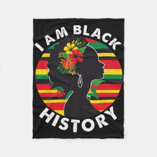 Cobertor De Velo Eu Sou O Mês Da História Negra Adolescentes Crianç