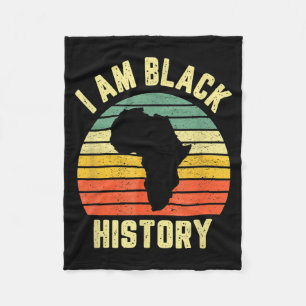 Cobertor De Velo Eu Sou O Mês Da História Negra Afro Orgulho Africa