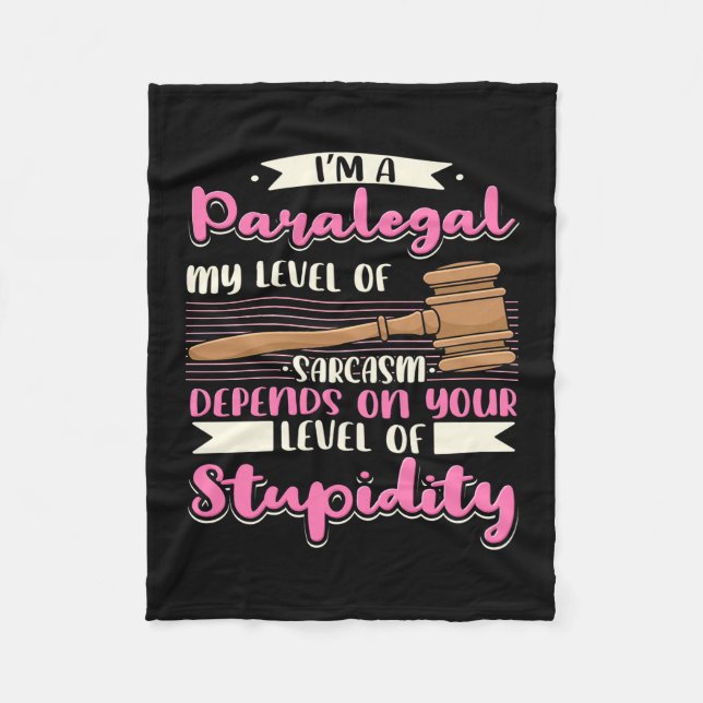 Cobertor De Velo Eu Sou Um Assistente (Frente)