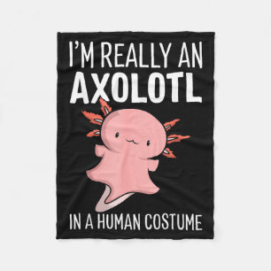 Cobertor De Velo Eu Sou Um Axolote Em Um Disfarce De Humano Dia Das