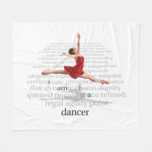 Cobertor De Velo Eu Sou Um Dançarino Fleece Blanket