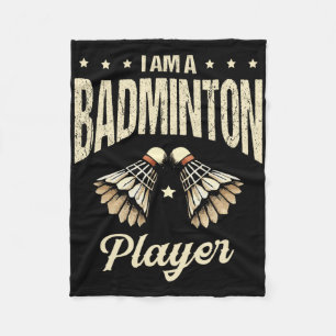 Cobertor De Velo Eu Sou Um Jogador De Badminton O Shuttle 1