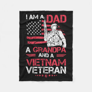 Cobertor De Velo Eu Sou Um Pai Um Avô E Um Veterano Vietnamita Lega