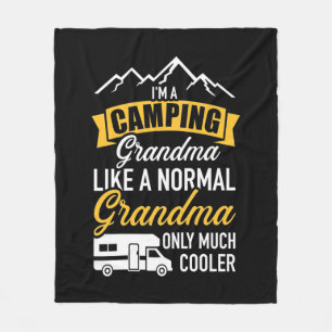 Cobertor De Velo Eu Sou Uma Avó De Acampamento