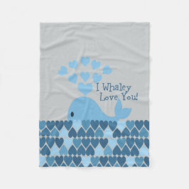 Cobertor De Velo Eu Te Amo! Azul