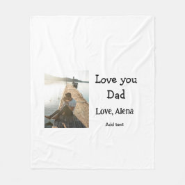 Cobertor De Velo Eu te amo pai dia de os pais elegante adicionar te