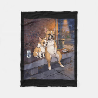 Cobertor De Velo Eu Tenho Esse Cachorro Em Mim Cachorro Bulldog Fra