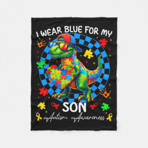 Cobertor De Velo Eu Uso Azul Pelo Orgulho Do Meu Filho Conscientiza