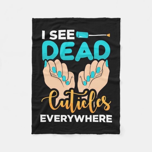 Cobertor De Velo Eu Vejo Círculos Em Todo Lugar (Frente)