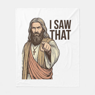 Cobertor De Velo Eu Vi Aquele Ponto Religioso Gravura Vintage Camis
