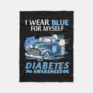Cobertor De Velo Eu Visto Azul Para Mim Próprio Caminhão De Consciê
